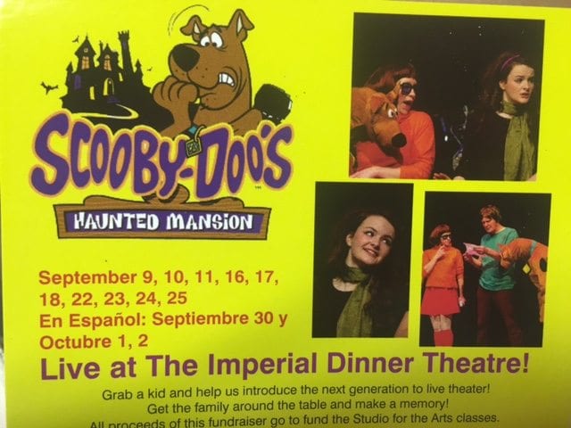 Join Imperial Dinner Theatre for Scooby-Doo’s Haunted Mansion Opening Night September 9th!