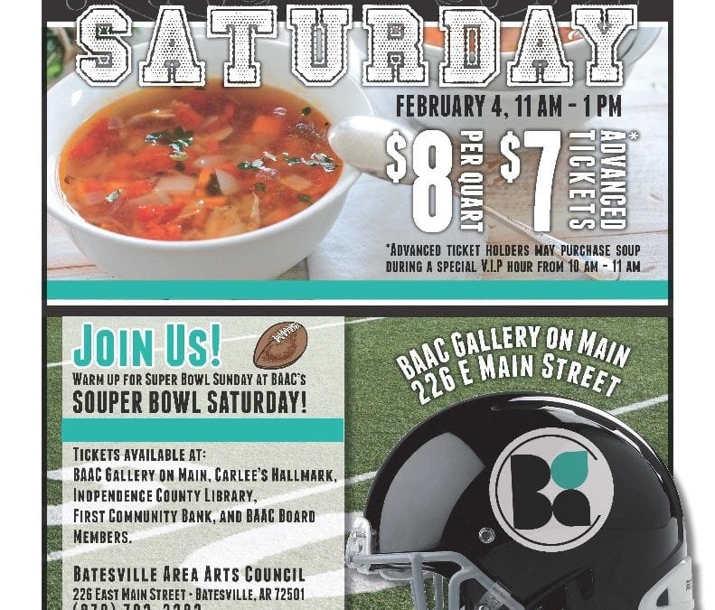 BAAC’s Annual “Souper Bowl Saturday” THIS SATURDAY