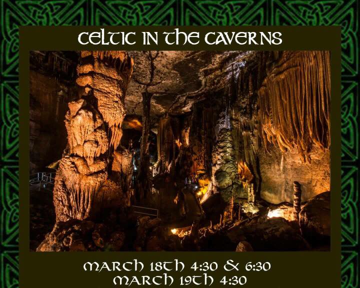 Blanchard Springs Caverns Presents Celtic Breeze Band live March 18 & 19
