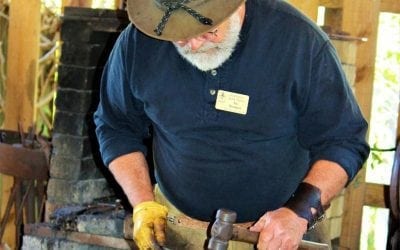 Patrick Thompson teaches “Intro to Blacksmithing”  June 7th-9th  at Arkansas Craft School