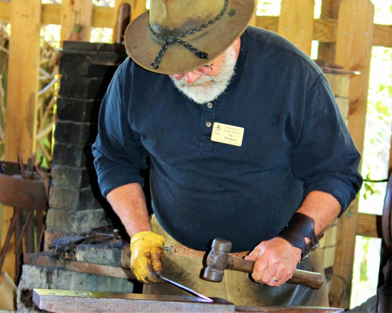 Patrick Thompson teaches “Intro to Blacksmithing”  June 7th-9th  at Arkansas Craft School
