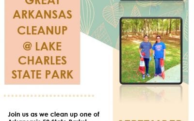 Lake Charles State Park Organizing Litter Pickup for September 15, 2018