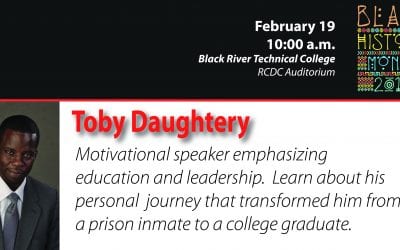 The BRTC Foundation and Eddie Mae Herron Center present Black History Speaker-Toby Daughtery