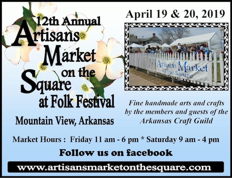 12th Annual Artisans Market on the Square Scheduled April 19 and 20