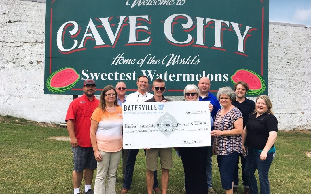 Cave City Watermelon Festival Receives Grant from Batesville A&P Commission.