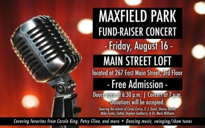 Concert to Benefit Maxfield Park in Downtown Batesville Arkansas