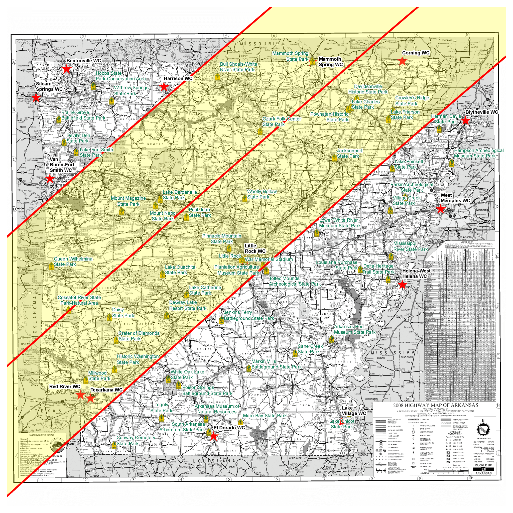 Eclipse 2024 Arkansas Map Jana Rivkah